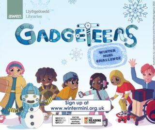 The Winter Mini Challenge is here 🎉 

Today is the day that the Winter Mini Reading Challenge starts!!

The challenge will be running from Thursday 1st December - 20th February 2023.

You can sign up online on The Reading Agency website or visit any of our Awen Libraries to sign up now! 

@readingagency

#WinterMiniChallenge #Gadgeteers